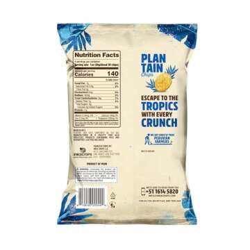 Inka Crops Sea Salt Plantains, 4-Ounce bags (Pack of 12)