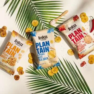 Inka Crops Sea Salt Plantains, 4-Ounce bags (Pack of 12)