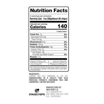 Inka Crops Sea Salt Plantains, 4-Ounce bags (Pack of 12)