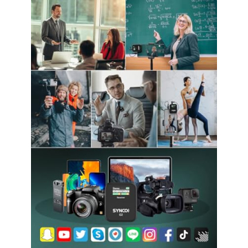 SYNCO G2(A2) Wireless Lavalier Mic - 656FT Range