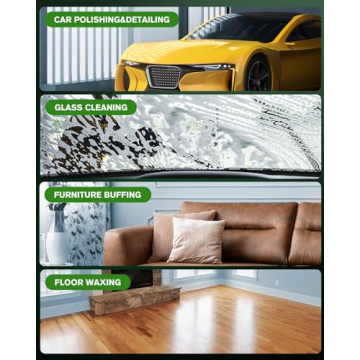 Ginour 6 Inch Dual Action Car Buffer Polisher with 5 Pads