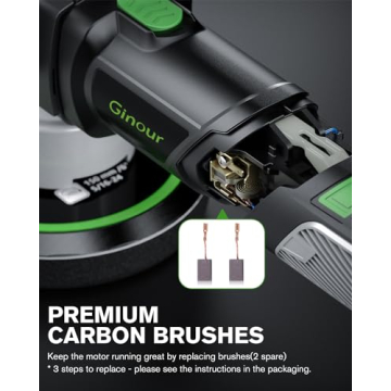 Ginour 6 Inch Dual Action Car Buffer Polisher with 5 Pads