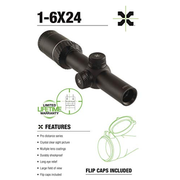 AXEON 1-6x24mm Tactical Scope - Lightweight & Durable