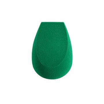 EcoTools Total Perfecting Blender Sponge, Beauty Sponge For Liquid & Cream Foundations, Buildable Coverage, Eco-Friendly Makeup Sponge, Cruelty Free, Vegan, & Latex Free, Green, 1 Count