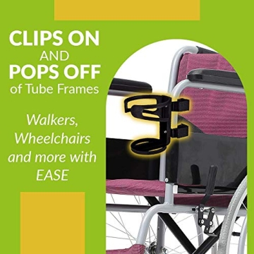 Universal Cup Holder for Walkers, Wheelchairs & More