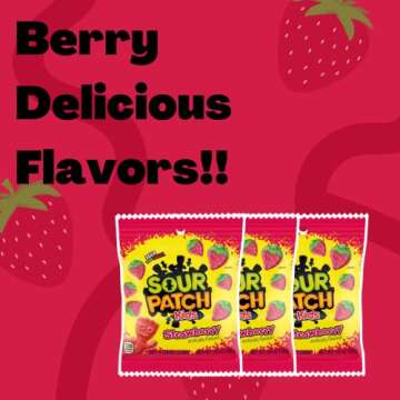 Needzo Strawberry Sour Patch Kids - Fun Candy Collection