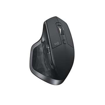 Logitech MX Master 2S Wireless Mouse with Flow Cross-Computer Control and File Sharing for PC and Mac, Graphite