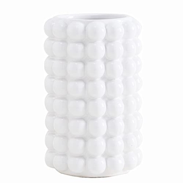 Anding White Vase - Modern Ceramic Design for Elegant Home Decor