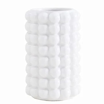 Anding White Vase - Modern Ceramic Design for Elegant Home Decor