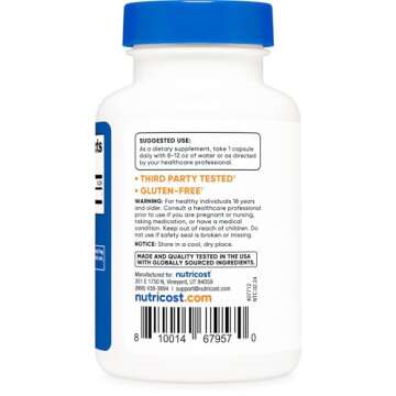 Nutricost Yohimbine HCl 5mg, 120 Capsules - Gluten Free and Non-GMO