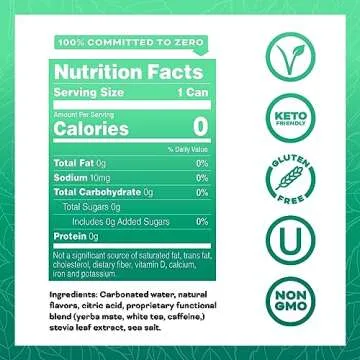 Yerbaé Energy Beverage - Variety Flex Pack, 0 Sugar, 0 Calories, 0 Carbs. Yerbae is Energized by Yerba Mate, Plant-Based, Healthy Alternative to Sugary Energy Drinks, 16oz cans (12 Pack)