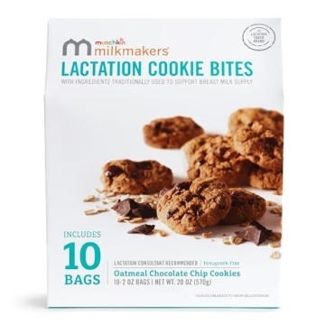 Munchkin Milkmakers Lactation Cookie Bites - 10 Ct