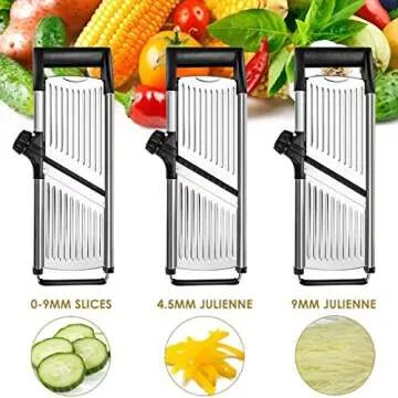 Adjustable Mandoline Slicer Manual Stainless Steel Blade Vegetable Potato Onion Tomato Slicer Food Kitchen Tools