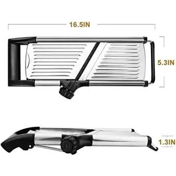 Adjustable Mandoline Slicer Manual Stainless Steel Blade Vegetable Potato Onion Tomato Slicer Food Kitchen Tools
