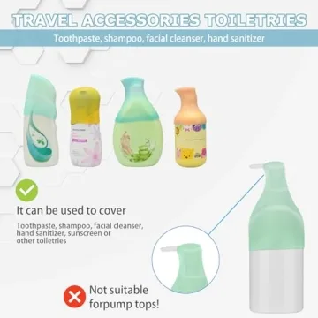 Leak Proof Silicone Bottle Covers for Travel Toiletries