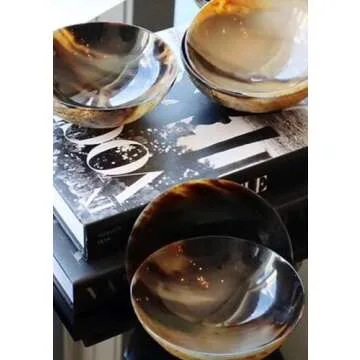 Alice Lane Large Horn Bowl - Stunning Home Accent