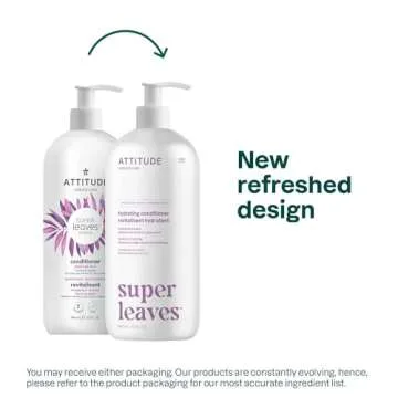 ATTITUDE Moisture Rich Hair Conditioner, For Dry and Damaged Hair, Naturally Derived Ingredients, Ve...