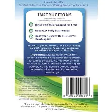TRIOLOGY Restoring Rinse - Your Organic Solution for Oral Health