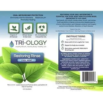 TRIOLOGY Restoring Rinse - Organic Mouth Care Solution