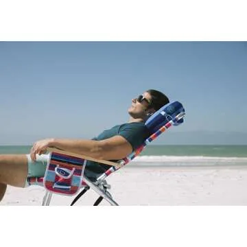 Ballast Beach Pillow – Inflatable Beach Pillow, Camping Pillow, Pool Pillow, Ultra Soft and Durable Pillow That Won’t Blow Away on Windy Beaches (Blazing Sunset)