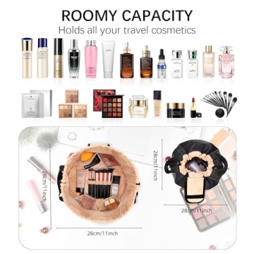 Rlokosfb Large Makeup Organizer Waterproof Travel Bag