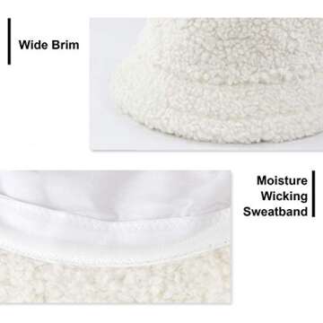 Women's Warm Vintage Cloche Bucket Hat for Winter