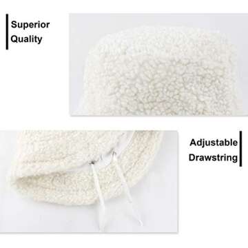 Women's Warm Vintage Cloche Bucket Hat for Winter