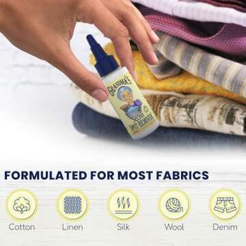 Chlorine-Free Grandma's Secret Spot Remover for Tough Stains