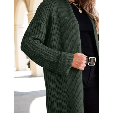 Stylish ANRABESS Women Knit Long Cardigan for Fall