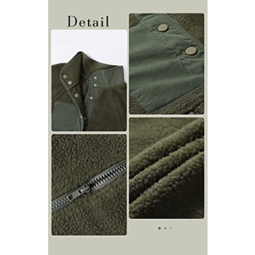 PRETTYGARDEN Cozy Sherpa Jacket for Women - Perfect for Fall