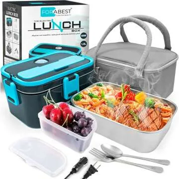 Electric Lunch Box 1.8L Upgraded 50W Portable