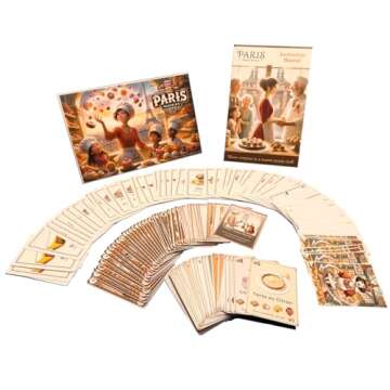 Paris Pastries - Charming Bakery Card Game | Cozy Strategy for Family & Couples (8+, 2-6 Players)