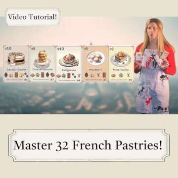 Paris Pastries - Charming Bakery Card Game | Cozy Strategy for Family & Couples (8+, 2-6 Players)