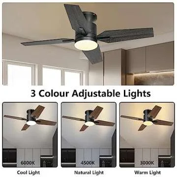 Ohniyou 40'' Ceiling Fan with Lights & Remote Control