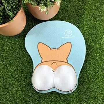 Nayo The Corgi 3D Mouse Pad - Adorable Gaming Gift