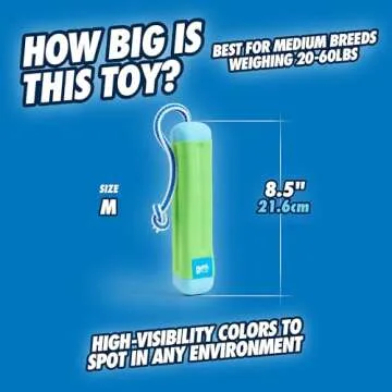 Chuckit Amphibious Bumper Floating Fetch Toy for Dogs