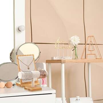 Marsui 8 Pcs Jewelry Display Holder Set for Organizing Jewelry