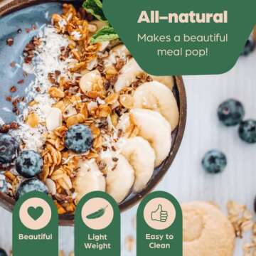 Jumbo Coconut Bowl with Serving Utensils – Eco-Friendly Design