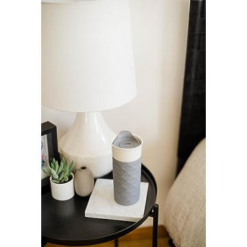 Ello Ogden 16 oz Ceramic Travel Mug Gray BPA Free