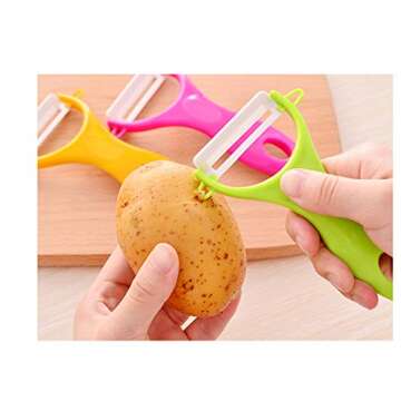 Sharp Ceramic Vegetable Peelers for Effortless Peeling Set