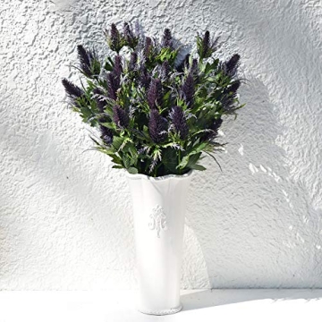 FiveSeasonStuff Lifelike Artificial Thistle Flowers for All Occasions