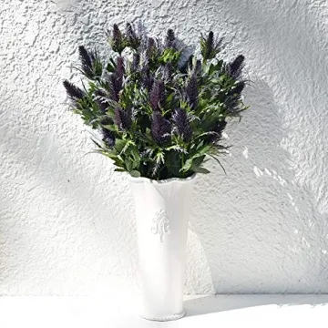 FiveSeasonStuff Lifelike Artificial Thistle Flowers for All Occasions