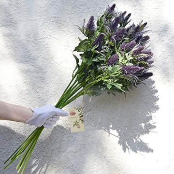 FiveSeasonStuff Lifelike Artificial Thistle Flowers for All Occasions