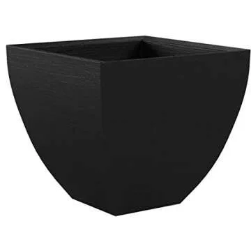 Stylish Tusco 16-Inch Modern Square Planter for Home Decor
