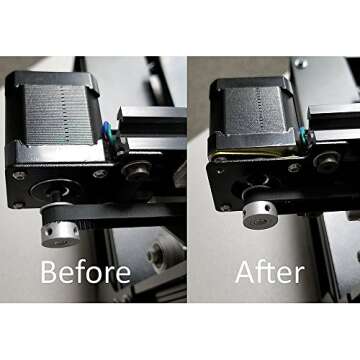 CCTREE NEMA 17 Stepper Steel and Rubber Vibration Dampers with M3 Screw Upgrade for Creality Ender 3 Ender 3 pro CR-10 CR-10S 3D Printer,CNC (Pack of 3)