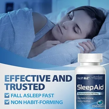 HealthA2Z Diphenhydramine Sleep Aid Softgels 50mg