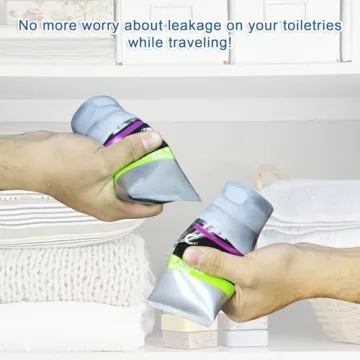 16 Pack Leak-Proof Elastic Sleeves for Travel