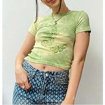 Stylish Green Butterfly Shirt for Casual Fashion Lovers