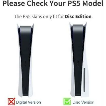 Toxxos PS5 Skin Set in Red and Black for Disc Edition