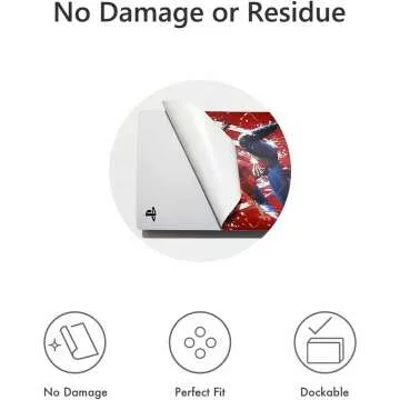 Toxxos PS5 Skin Set in Red and Black for Disc Edition